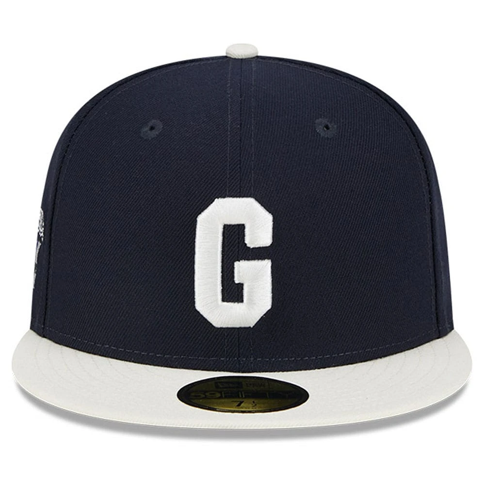 Men's New Era Navy Homestead Grays Big League Chew Team 59FIFTY Fitted Hat