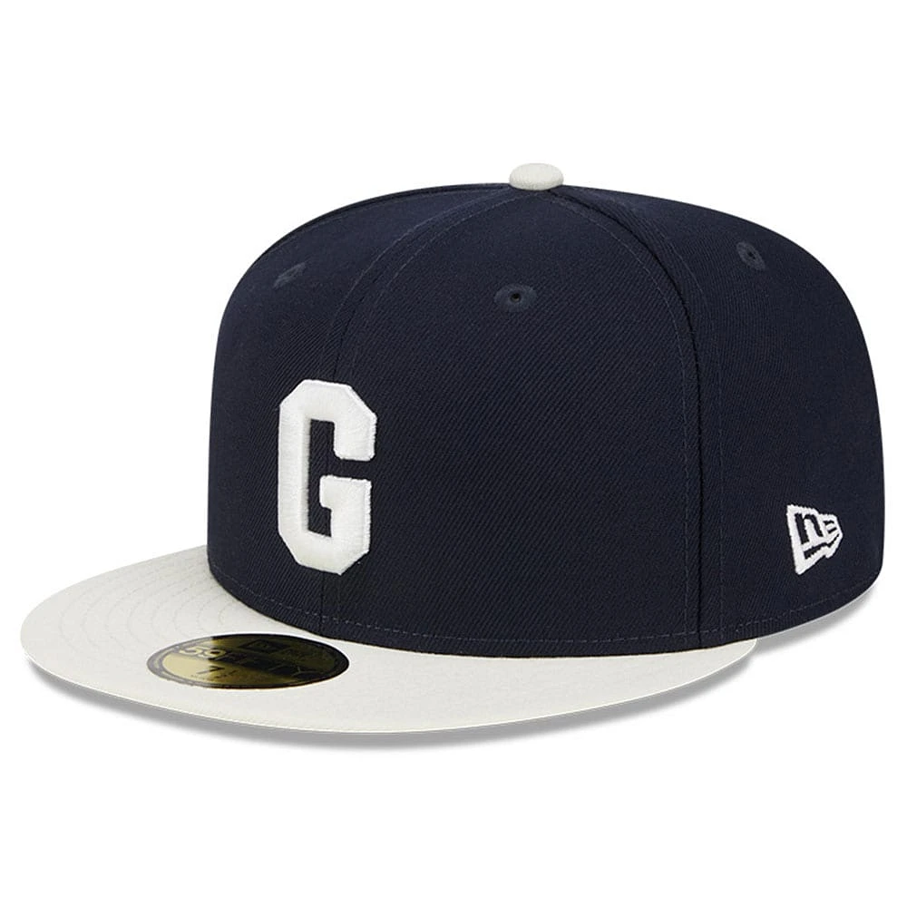 Men's New Era Navy Homestead Grays Big League Chew Team 59FIFTY Fitted Hat