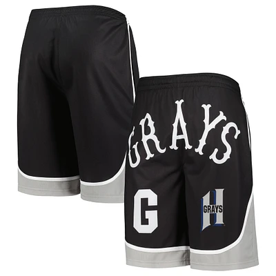 Men's Stitches Black Homestead Grays Shorts