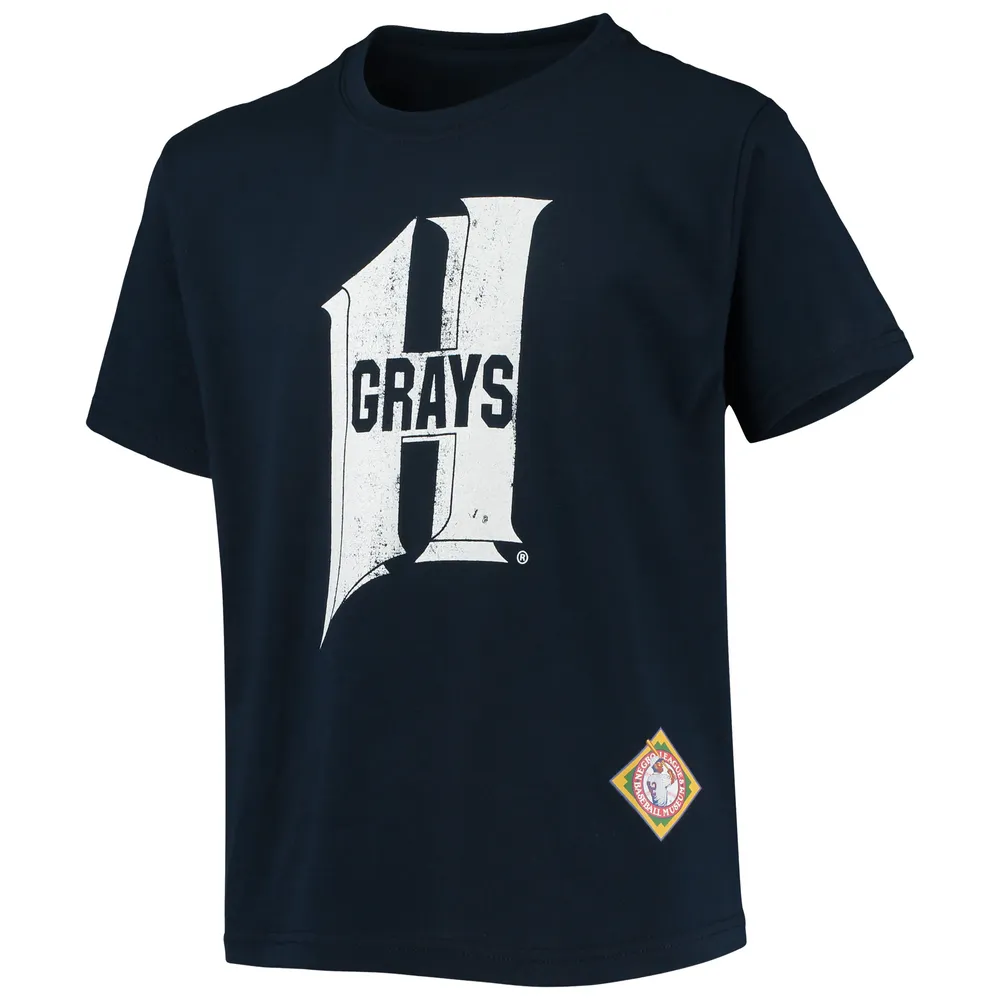 T-shirt à logo Homestead Greys Negro League bleu marine pour jeune