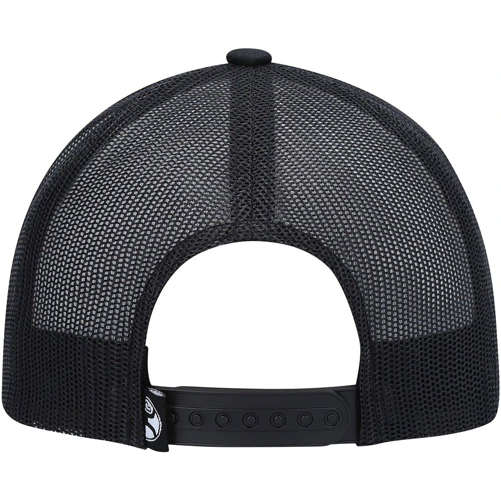 Casquette Snapback réglable HOOey Liberty Roper Trucker - Noir