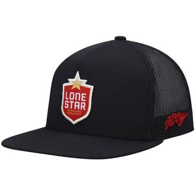 HOOey Lone Star Trucker Snapback Hat - Black