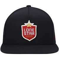 Casquette HOOey Lone Star Trucker Snapback noire pour homme