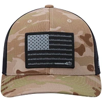 Casquette HOOey Camo/Black Liberty Roper Team Trucker Snapback pour homme