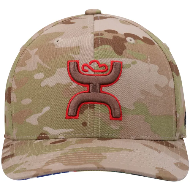 : HOOEY Men's Camo Dallas Cowboys Reptile Flex Hat