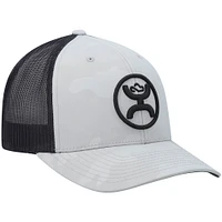 Casquette HOOey O-Classic Trucker Snapback grise pour hommes