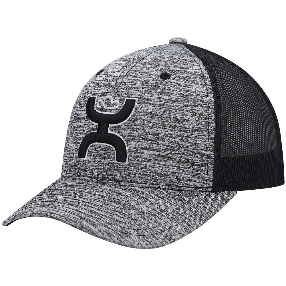 Casquette Snapback Sterling Trucker HOOey gris chiné/noir pour hommes