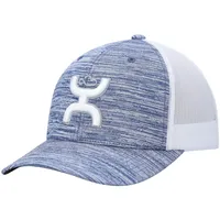 Men's HOOey Heathered Powder Blue/White Sterling Trucker Snapback Hat