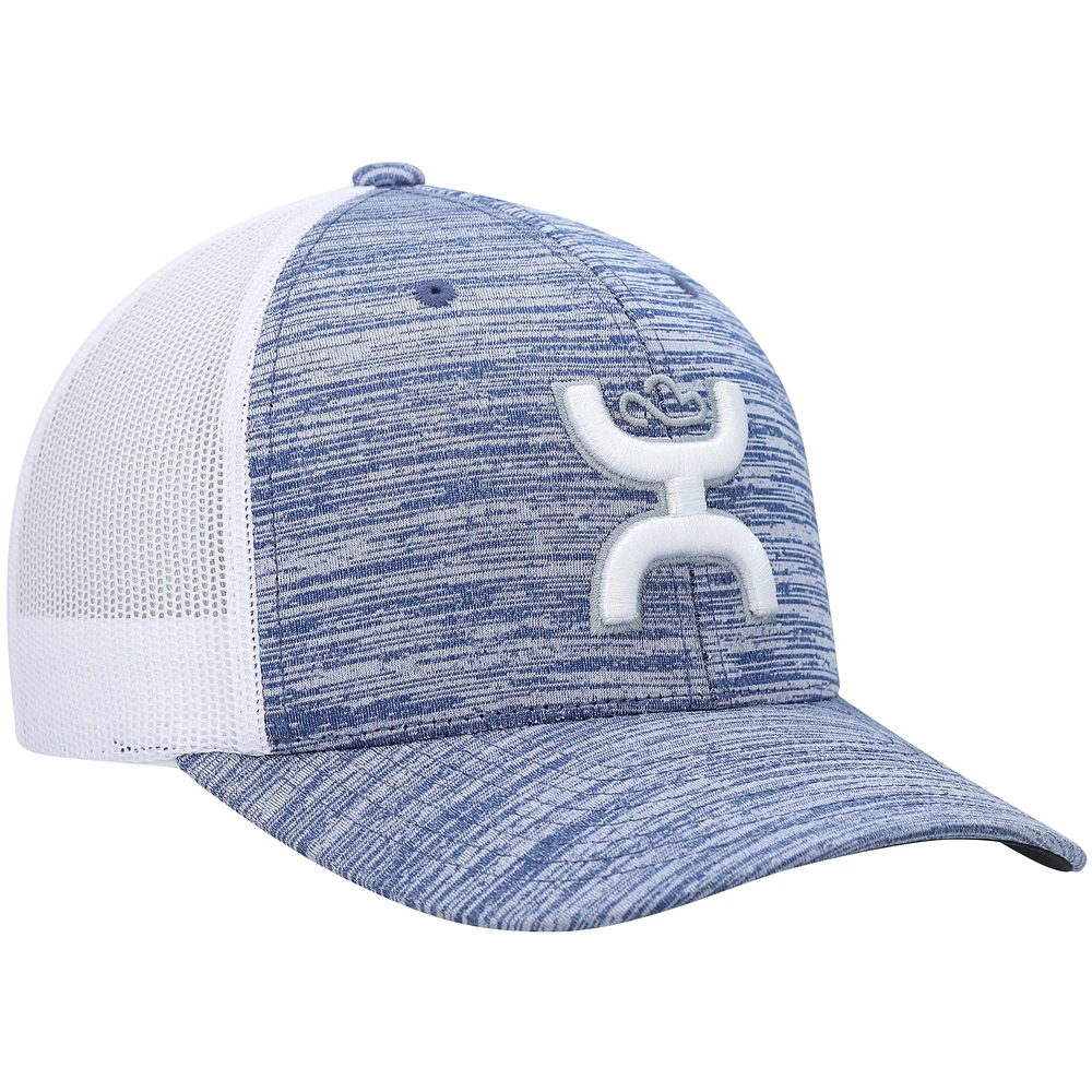 Casquette HOOey Heathered Powder Blue/White Sterling Trucker Snapback pour homme