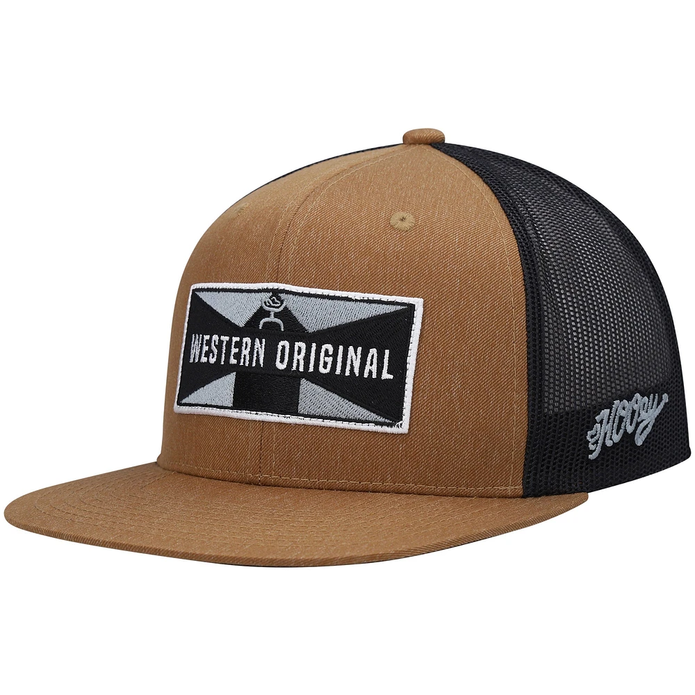 Casquette Snapback Holley Trucker HOOey Tan/Noir pour hommes