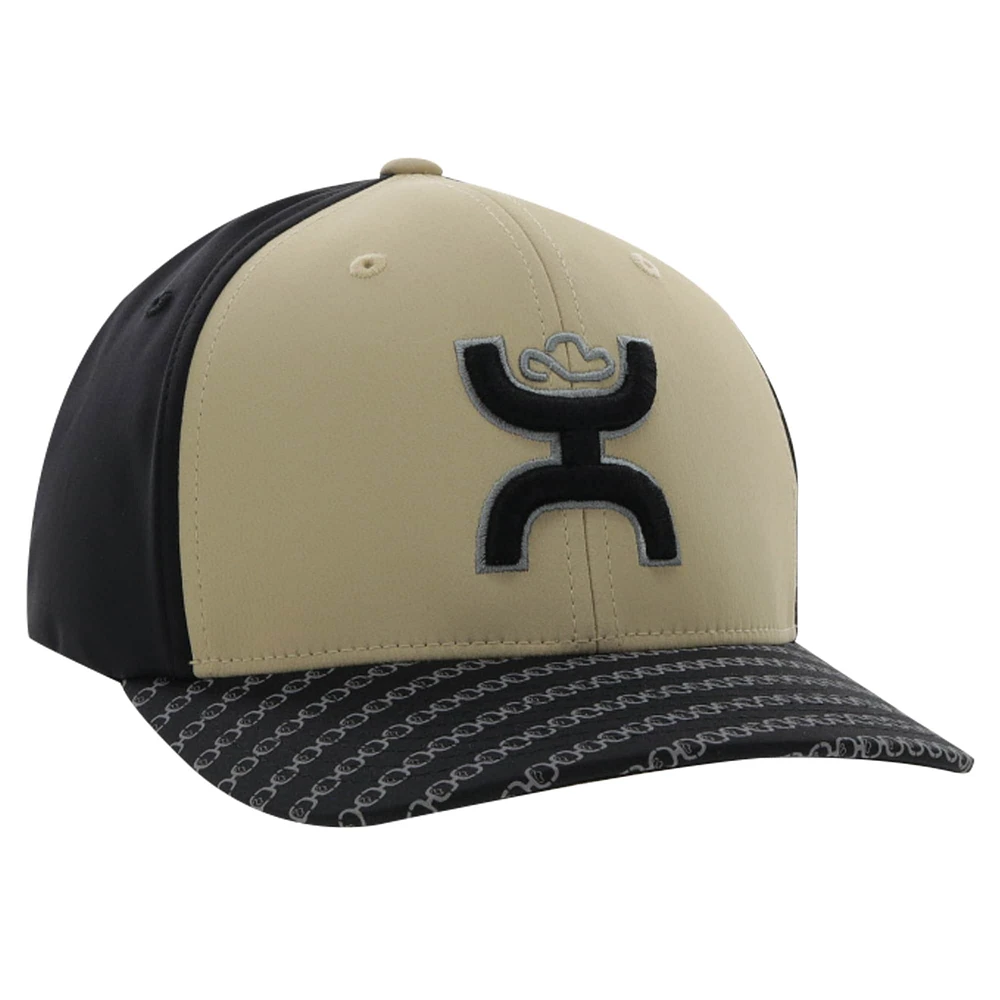 Casquette flexible HOOey Tan/Noir Solo LLL pour hommes