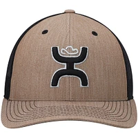 Men's HOOey Tan/Black Sterling Trucker Snapback Hat