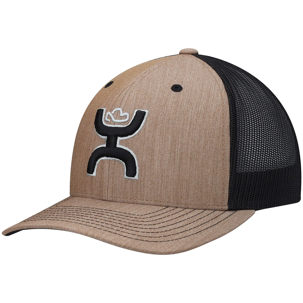 Men's HOOey Tan/Black Sterling Trucker Snapback Hat