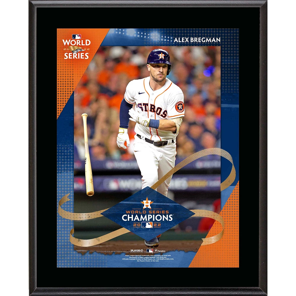 Alex Bregman Houston Astros 10.5" x 13" 2022 World Series Champions Sublimated Plaque