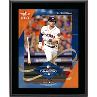 Alex Bregman Houston Astros 10.5" x 13" 2022 World Series Champions Sublimated Plaque