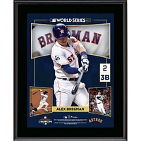 Alex Bregman Houston Astros 2017 MLB World Series Champions 10.5" x 13" Sublimated Plaque