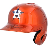 Réplique de casque de frappeur chromé autographié par Craig Biggio des Astros de Houston avec inscription « HOF 15 »