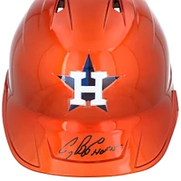 Réplique de casque de frappeur chromé autographié par Craig Biggio des Astros de Houston avec inscription « HOF 15 »