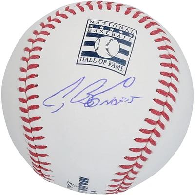 Craig Biggio, baseball autographié par les Astros de Houston avec le logo du Temple de la renommée et l'inscription « HOF 15 »