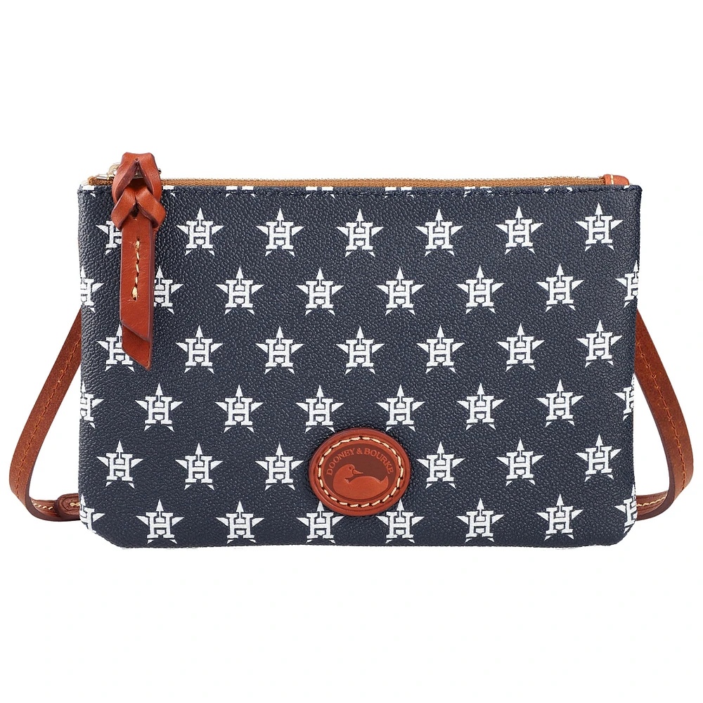 Dooney & Bourke Houston Astros Sac à main à bandoulière avec fermeture éclair sur le dessus