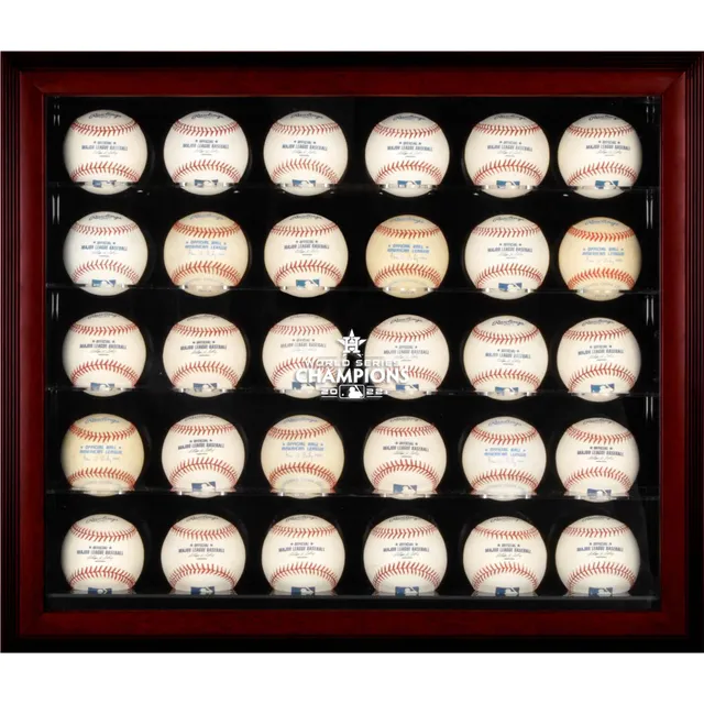 Lids Houston Astros Fanatics Authentic 2022 World Series Champions Mahogany  Framed Logo Jersey Display Case