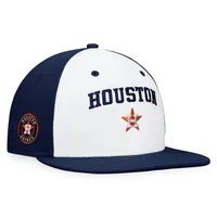 FBC ASTROS NAVY WHITE MLB ICONIC COLOR BLOCKED FITTED CAN HATMENHIC