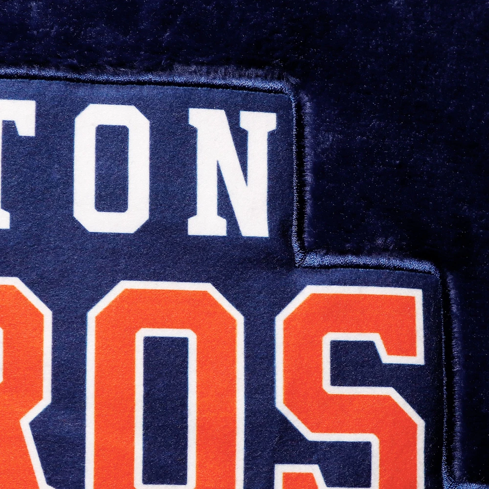 FOCO Navy Houston Astros Wordmark Sweat à capuche surdimensionné