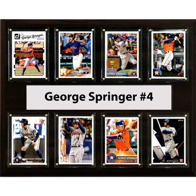 George Springer Toronto Blue Jays Highland Mint 13'' x 13'' Framed Player  Impact Jersey Photo