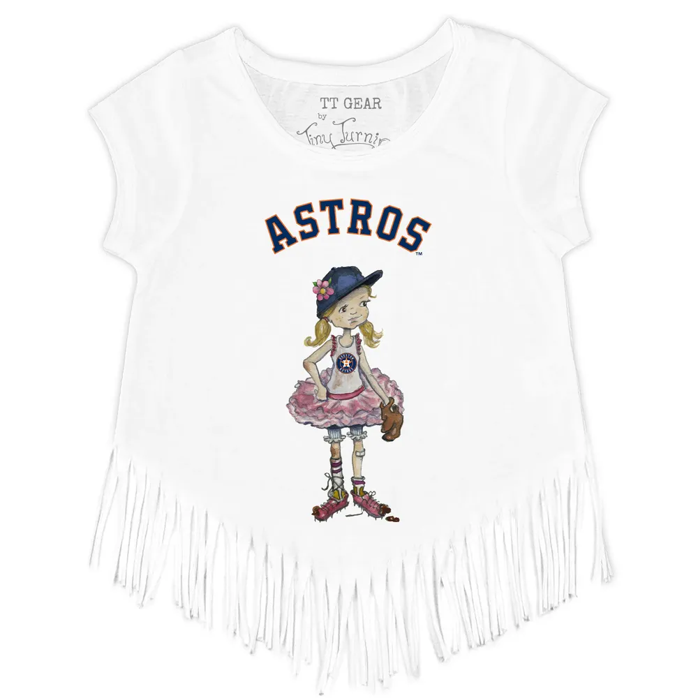 Lids Houston Astros Tiny Turnip Infant Heart Bat T-Shirt - White