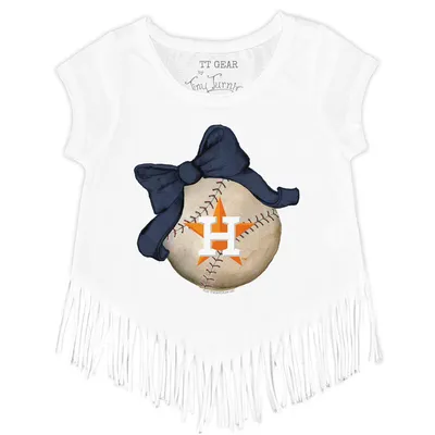 Lids Houston Astros Tiny Turnip Youth Heart Bat T-Shirt - White