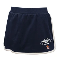 Ensemble polo et jupe-short Johnny pour filles de la marine Houston Astros Base Trainer