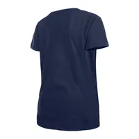 Houston Astros New Era Girl's Youth Flip Sequin T-Shirt - Navy