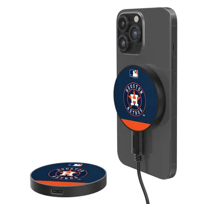 Houston Astros 10-Watt Stripe Design Wireless Magnetic Charger