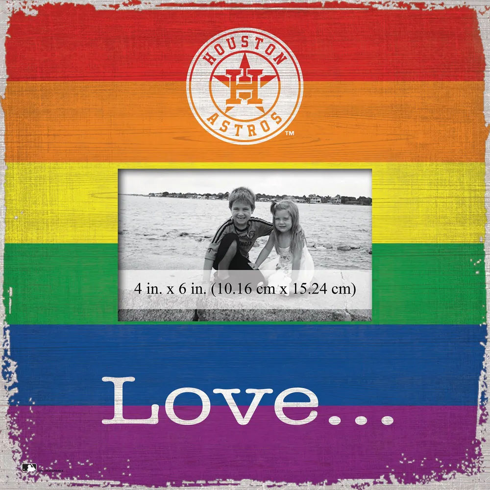 Lids Houston Astros 10'' x 10'' Love Pride Frame