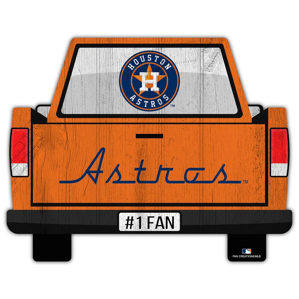 Houston Astros MDF Wood Wall Art