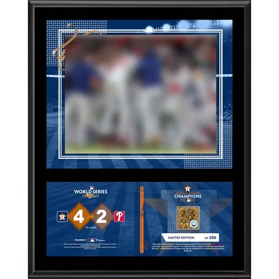 Houston Astros Fanatics Authentic Framed 2022 World Series Champions 20 x  24 Collage with Pieces of