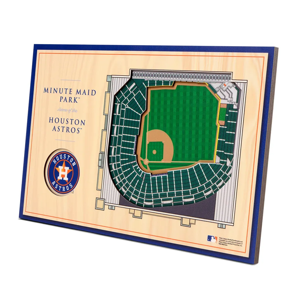 Houston Astros MDF Wood Wall Art