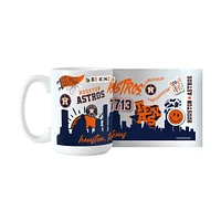 Astros de Houston 15 oz. Tasse en céramique indigène