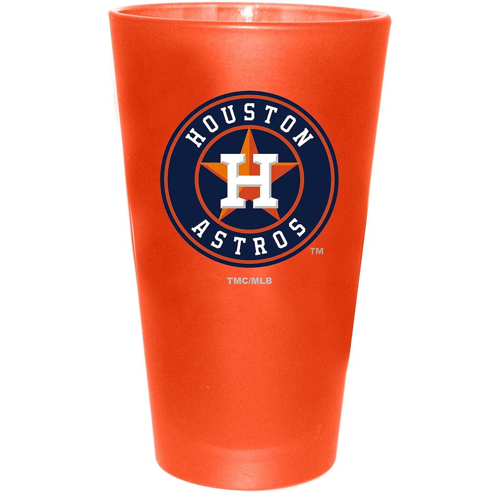 Houston Astros 16 oz. Team Color Frosted Pint Glass