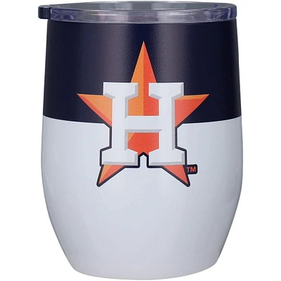 Astros de Houston 16oz. Gobelet incurvé en acier inoxydable colorblock