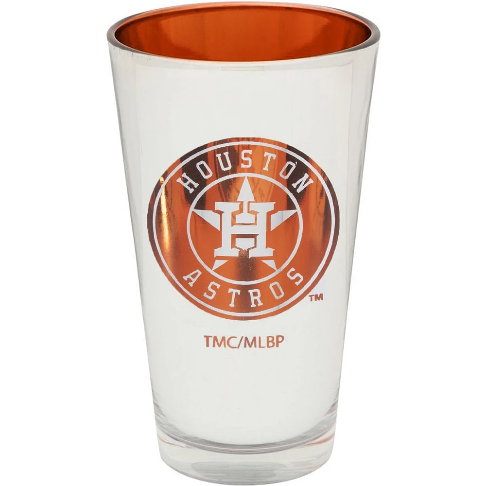 Houston Astros 16oz. Electroplated Pint Glass