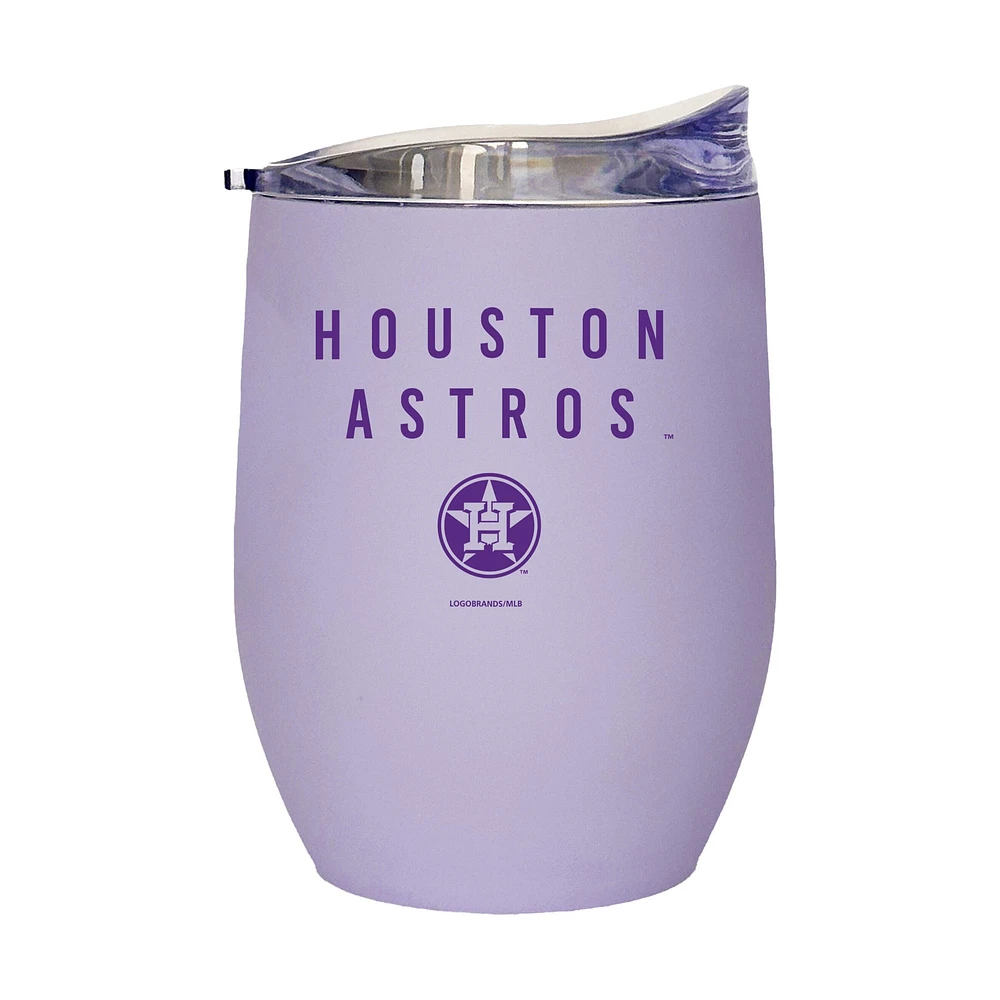 Astros de Houston 16oz. Gobelet incurvé doux au toucher lavande