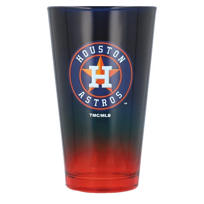 Astros de Houston 16oz. Verre à pinte ombré