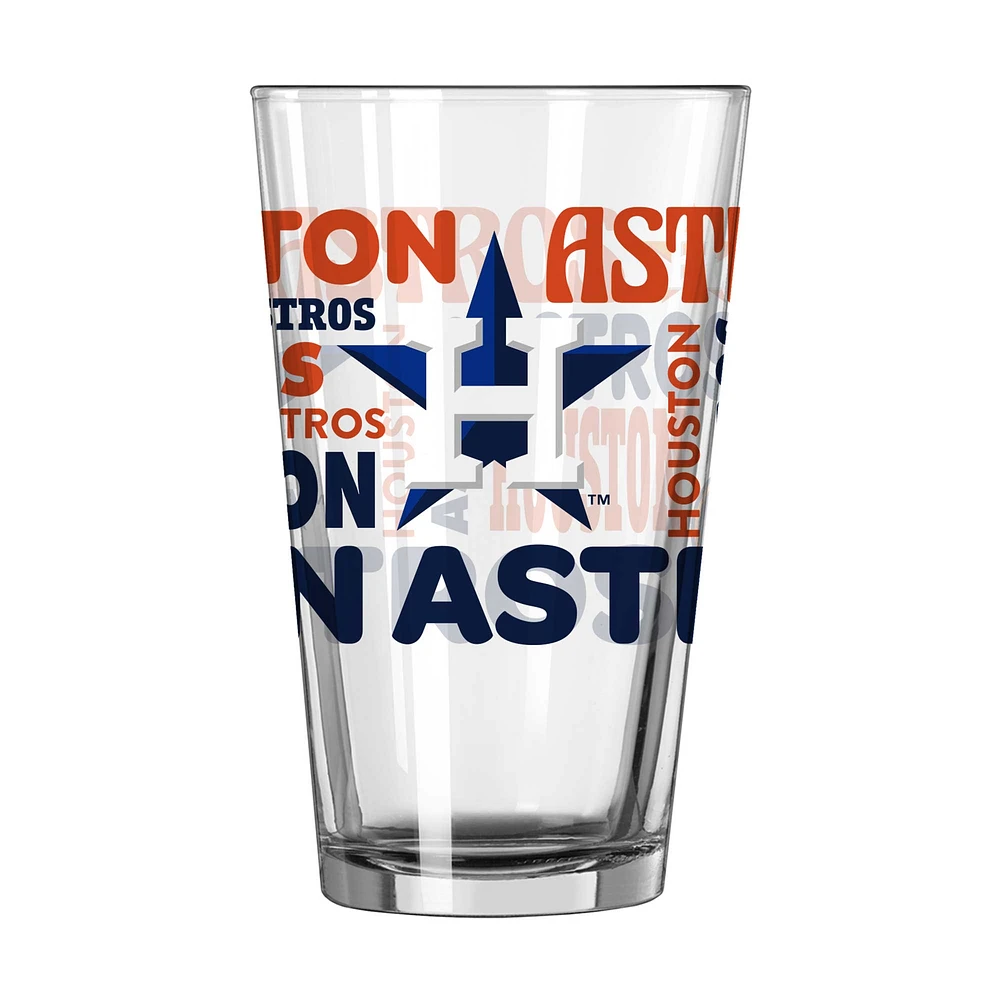 Astros de Houston 16oz. Verre à pinte