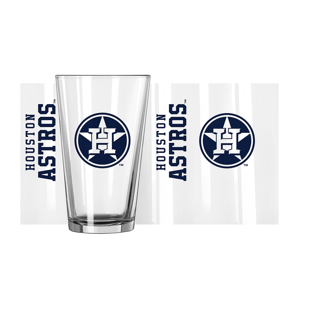 Astros de Houston 16 oz. Verre à pinte Team Wordmark Game Day