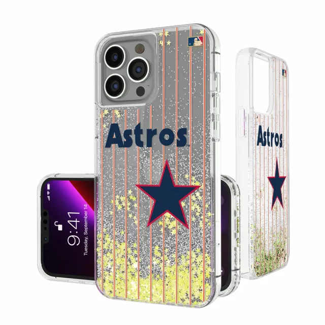 Houston Astros iPhone X/Xs Stripe Clear Case