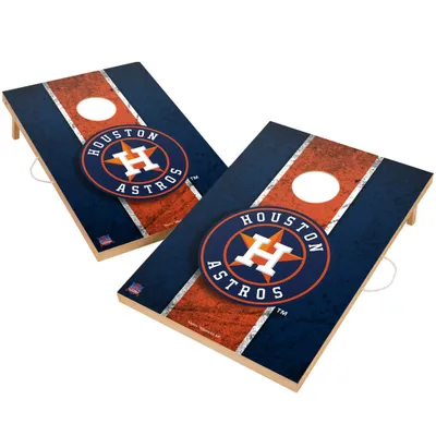 Houston Astros 2' x 3' Solid Wood Cornhole Vintage Game Set