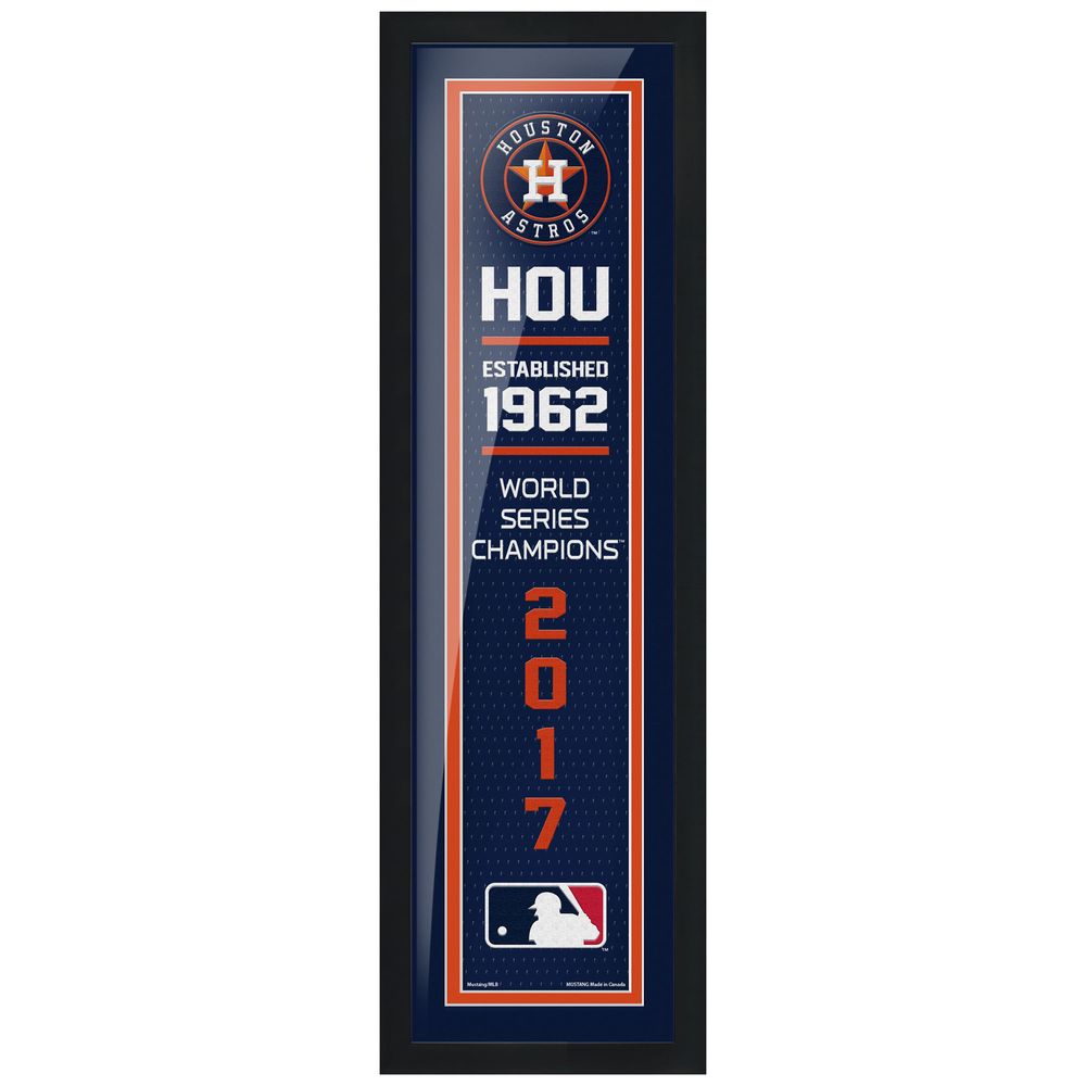 Houston Astros 2017 World Series Champions - 6'' x 22'' Empire Framed Artwork