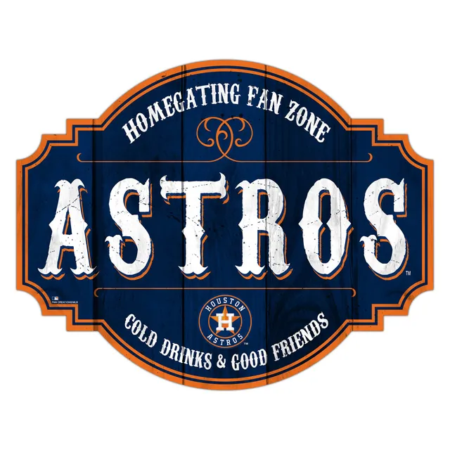 Houston Astros 24 Heritage Logo Round Sign