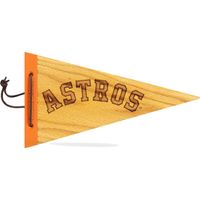 Houston Astros 7" x 12" Wood Pennant